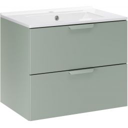 Zestaw Comad Aster Green umywalka 61 cm szafką 60 cm zielony SET-ASG 60CM LAVA