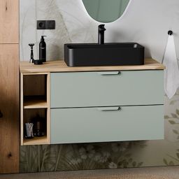 Comad Aster Green szafka 80x45,6x50 cm podumywalkowa wisząca zielony mat ASTER GREEN 82-80-46-2S
