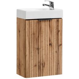 Zestaw Comad Adel Oak umywalka z szafką 40 cm dąb/biały SET -ADO VEDEA 40 CM