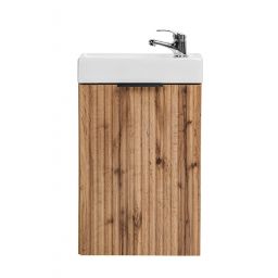 Zestaw Comad Adel Oak umywalka z szafką 40 cm dąb/biały SET -ADO VEDEA 40 CM