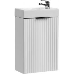 Zestaw Comad Adel White umywalka z szafką 40 cm biały/biały SET -ADW VEDEA 40 CM