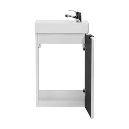 Zestaw Comad Adel White umywalka z szafką 40 cm biały/biały SET -ADW VEDEA 40 CM