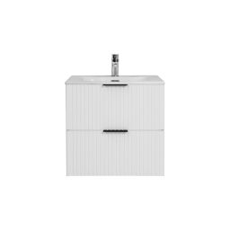 Zestaw Comad Adel White umywalka z szafką 60 cm biały/biały SET -ADW SKY 60 CM