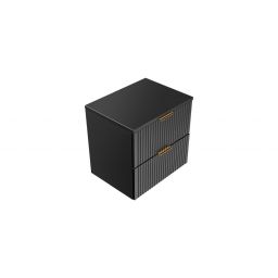 Zestaw Comad Adel Black szafka 60 cm podumywalkowa wisząca z blatem czarny (ADELBLACK8260B2S, ADELBLACK8960B)