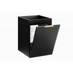 Comad Adel Black szafka 40x46x57 cm boczna wisząca z koszem czarny mat ADEL BLACK 81-40-1DK