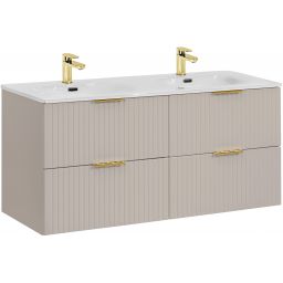 Comad Adel Cashmere szafka 120 cm podumywalkowa wisząca kaszmir z umywalką meblową SET-ADC 120CM SKY