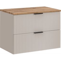 Comad Adel Cashmere szafka 80 cm podumywalkowa wisząca kaszmir z blatem SET-ADC B WOTAN 80CM