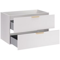 Comad Aster White szafka 80x45,6x50 cm podumywalkowa wisząca biały mat ASTER WHITE 82-80-46-2S