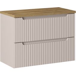 Zestaw Comad Nova Cashmere szafka 80x39x57 cm podumywalkowa wisząca z blatem kaszmir SET-NOC B OAK 80CM S