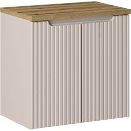 Zestaw Comad Nova Cashmere szafka 60x39x57 cm podumywalkowa wisząca z blatem kaszmir SET-NOC B OAK 60CM D