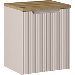 Zestaw Comad Nova Cashmere szafka 50x39x57 cm podumywalkowa wisząca z blatem kaszmir SET-NOC B OAK 50CM D