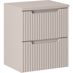 Zestaw Comad Nova Cashmere szafka 50x40x57 cm podumywalkowa wisząca z blatem kaszmir SET-NOC B CASHMERE 50CM S