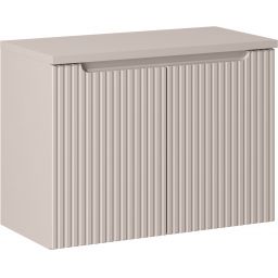 Zestaw Comad Nova Cashmere szafka 80x39x57 cm podumywalkowa wisząca z blatem kaszmir SET-NOC B CASHMERE 80CM D