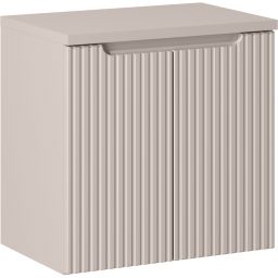 Zestaw Comad Nova Cashmere szafka 60x39x57 cm podumywalkowa wisząca z blatem kaszmir SET-NOC B CASHMERE 60CM D