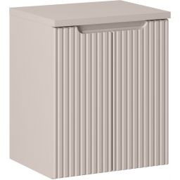 Zestaw Comad Nova Cashmere szafka 50x39x57 cm podumywalkowa wisząca z blatem kaszmir SET-NOC B CASHMERE 50CM D