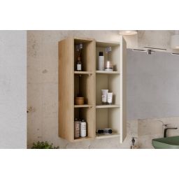 Comad Dalia Cashmere regał otwarty górny 20x80 cm dąb CREMONA UN 83-20-80