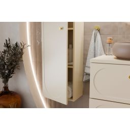 Comad Donna Sand szafka 35x25,2x140 cm boczna wisząca beż piaskowy DONNA SAND 80-35-1D