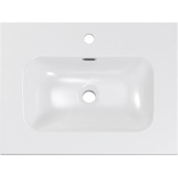 Comad Fly umywalka 61x46 cm prostokątna meblowa biała FLY WHITE GLOSS UM 60-46 DP ( E-8073-60 )