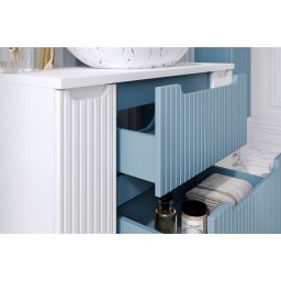 Comad Nova Denim szafka 60x39x57 cm podumywalkowa wisząca denim NOVA DENIM 82-60-40-2S