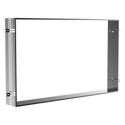 Kronenbach Alluvion/Cube 2.0 rama montażowa do szafki 130 cm lustrzanej podświetlanej aluminium NU1000033NU