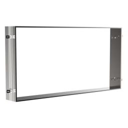 Kronenbach Alluvion/Cube 2.0 rama montażowa do szafki 160 cm lustrzanej podświetlanej aluminium NU1000035NU