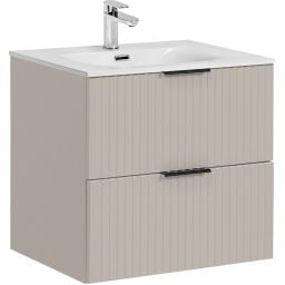 Comad Adel Cashmere szafka 60 cm podumywalkowa wisząca kaszmir z umywalką meblową SET-ADC 60CM SKY