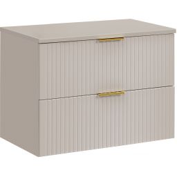 Zestaw Comad Adel Cashmere szafka z blatem 80 cm podumywalkowa wisząca kaszmir SET-ADC B CASHMERE 80CM