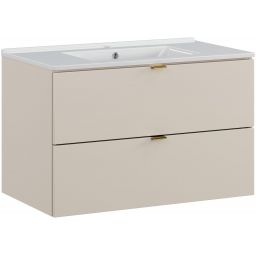 Zestaw Comad Dalia Cashmere szafka 80 cm podumywalkowa z umywalką Lava kaszmir/biały SET-DC 80CM UM LAVA WH