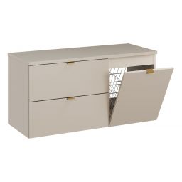 Zestaw Comad Dalia Cashmere szafka 60 cm podumywalkowa i 40 cm cargo z blatem 100 cm dąb/kaszmir SET-DC B 100CM LB