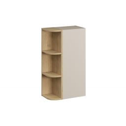 Zestaw Comad Dalia Cashmere szafka 30 cm boczna górna i regał 15 cm boczny kaszmir/dąb SET-DC SP URSM