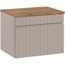 Zestaw Comad Iconic Cashmere szafka z blatem 60 cm wisząca kaszmir SET - ICC B 60 CM