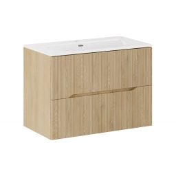 Zestaw Comad Nordic Cremona umywalka z szafką 80 cm dąb SET-NC 80CM UM SKY