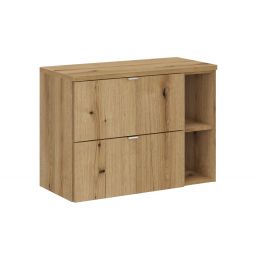 Zestaw Comad Nova Oak szafki 60 cm i 20 cm z blatem meblowym 80 cm dąb SET-NOA B OAK 80CM S LR