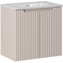 Zestaw Comad Nova Cashmere szafka 60x39x57 cm podumywalkowa wisząca kaszmir z umywalką SET-NOC 60CM D SKY 3
