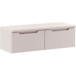 Zestaw Comad Nova Cashmere szafki 50 cm podumywalkowe wiszące z blatem 100 cm kaszmir SET-NOC B CASHMERE 100CM 1S