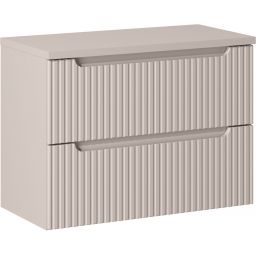 Zestaw Comad Nova Cashmere szafka 80x39x57 cm podumywalkowa wisząca z blatem kaszmir SET-NOC B CASHMERE 80CM S