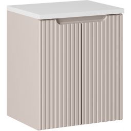 Comad Nova Cashmere szafka 50 cm podumywalkowa wisząca kaszmir z blatem SET-NOC B WHITE 50CM D