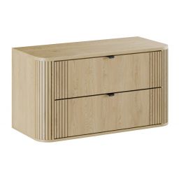 Comad Ovalia Cremona szafka z blatem 100x46x cm podumywalkowa wisząca dąb SET-OVC B CREMONA 100CM