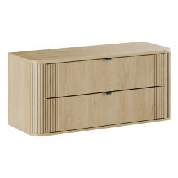 Zestaw Comad Ovalia Cremona szafka z blatem 120 cm wisząca dąb SET-OVC B CREMONA 120CM