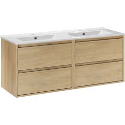 Zestaw Comad Viola Cremona szafka 120 cm podumywalkowa wisząca z umywalką Lava dąb cremona SET-VOC 120CM LAVA