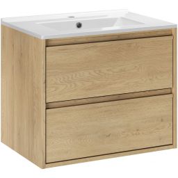 Zestaw Comad Viola Cremona szafka 60 cm podumywalkowa wisząca z umywalką Lava dąb cremona SET-VOC 60CM LAVA