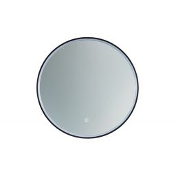 Comad Sirius lustro 60x60 cm okrągłe z oświetleniem czarne SIRIUS LU LED 60