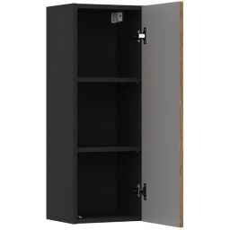 Comad Talia Casella szafka 30x18x80 cm boczna wisząca czarna-dąb TALIA CASELLA 81-30-1D