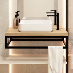 Baltica Design Bente konsola podumywalkowa 60x43x19 cm czarna