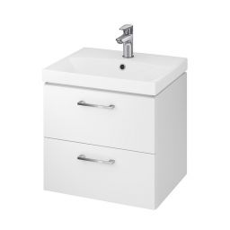 Cersanit Lara umywalka z szafką 50 cm zestaw meblowy biały S801-141-DSM