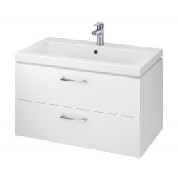 Cersanit Lara umywalka z szafką 80 cm zestaw meblowy biały S801-149-DSM