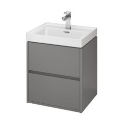 Cersanit Crea szafka 50 cm podumywalkowa wisząca szary mat S924-015