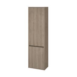Cersanit Crea szafka boczna 140 cm wysoka wisząca dąb S924-024