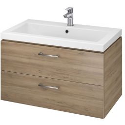 Cersanit Lara szafka podumywalkowa 80 cm wisząca orzech S926-006-DSM