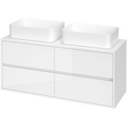 Cersanit Crea szafka 119,4x44,7x53 cm podumywalkowa wisząca biała S931-002